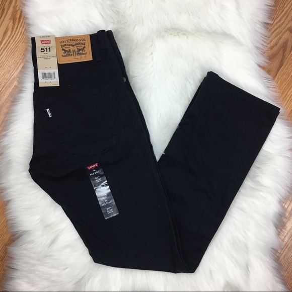 Levi's Other - Levi’s Boys Black 511 Slim Soft Pants Sz 14R 27x27